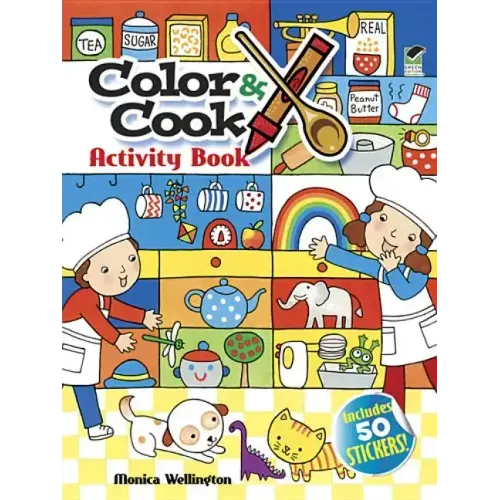 Color & Cook Activity Book