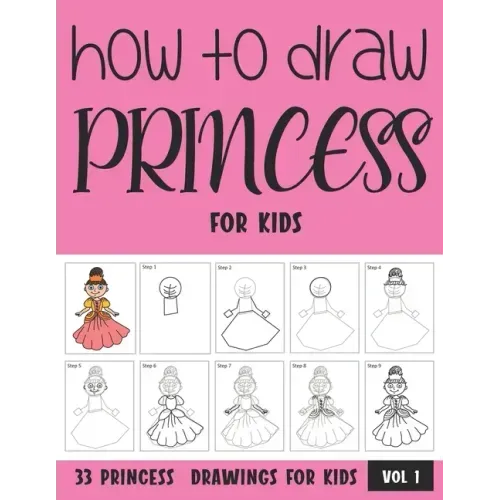 How to Draw Princess for Kids - Vol 1
