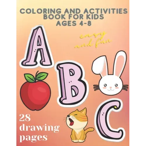 ABC: coloring and activities book for kids