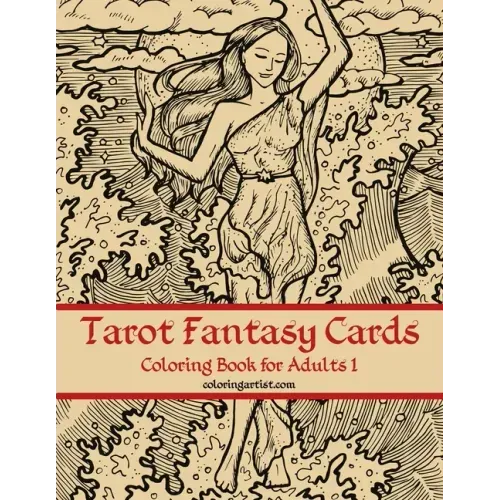 Tarot Fantasy Cards Coloring Book for Adults 1