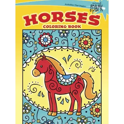 Spark Horses Coloring Book