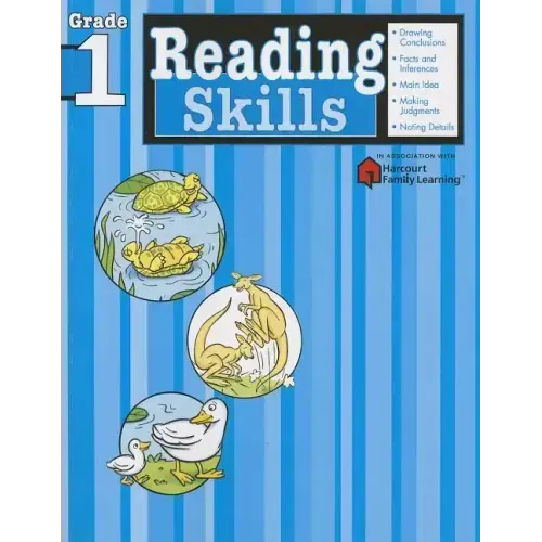Reading Skills: Grade 1 (Flash Kids Harcourt Family Learning)