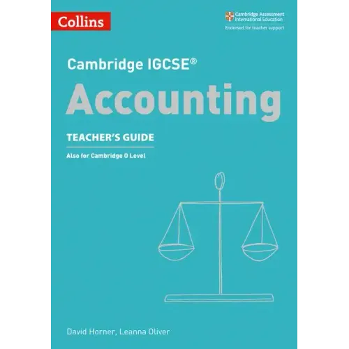 Cambridge Igcse(tm) Accounting Teacher's Guide
