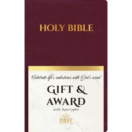NRSV Updated Edition Gift & Award Bible with Apocrypha (Imitation Leather, Burgundy)