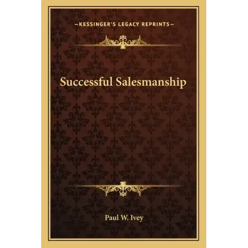 Successful Salesmanship