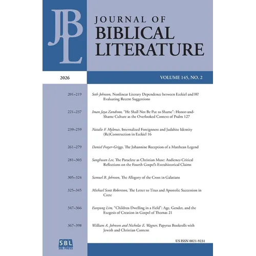 Journal of Biblical Literature 145.2 (2026)