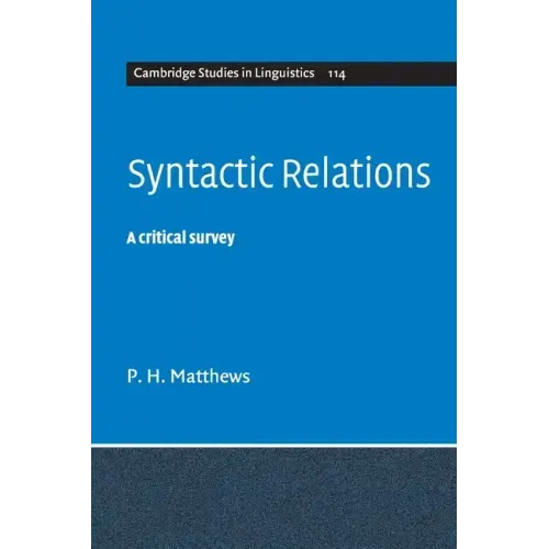 Syntactic Relations