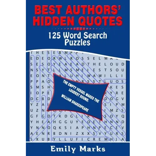 Best Authors' Hidden Quotes - 125 Word Search Puzzles