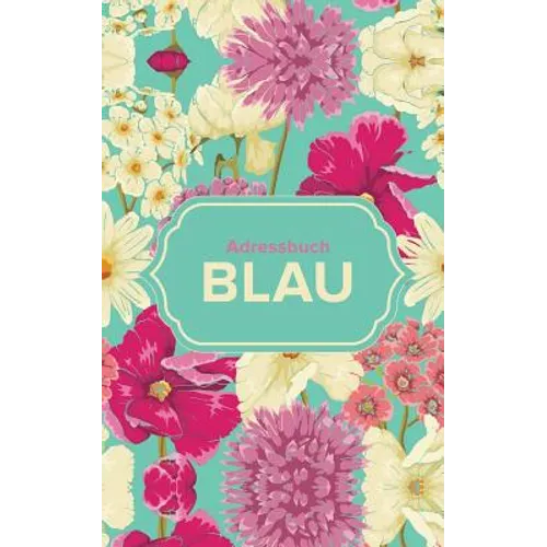 Adressbuch Blau
