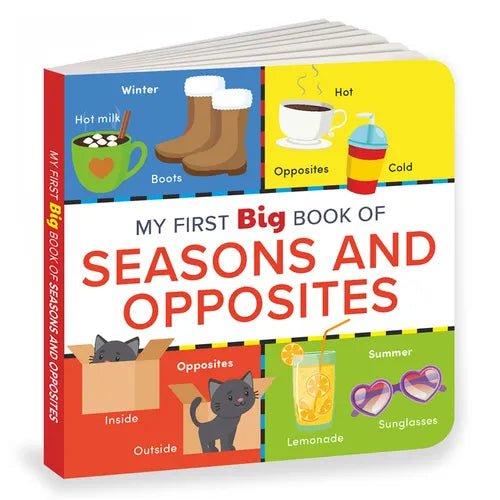 My First Big Book of Seasons & Opposites: Illustrated Board Book of Seasons and Opposites for Preschool Kids, Toddlers Book for 1+ [Penguin Early Lear