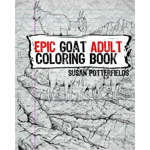 Epic Goat Adult Coloring Book
