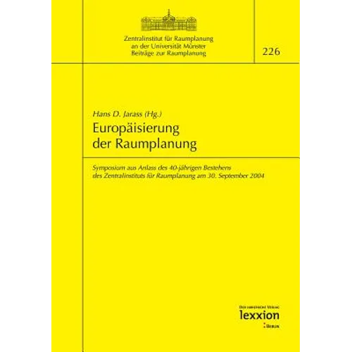 Europaisierung Der Raumplanung