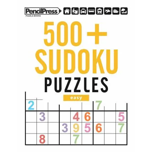 500+ Sudoku Puzzles Easy: Sudoku Puzzle Book easy (with answers)