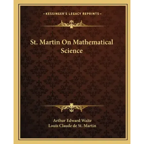 St. Martin on Mathematical Science