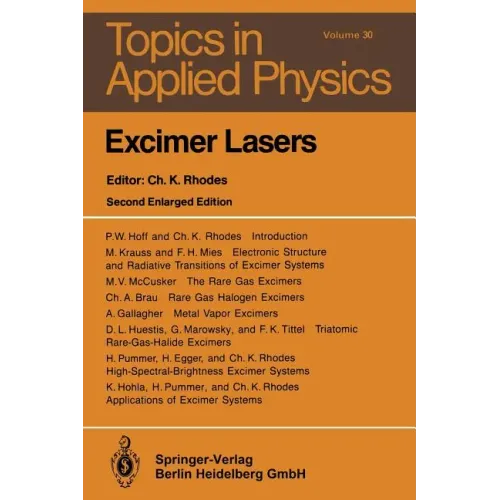 Excimer Lasers