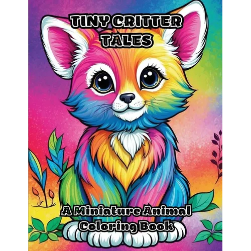 Tiny Critter Tales: A Miniature Animal Coloring Book