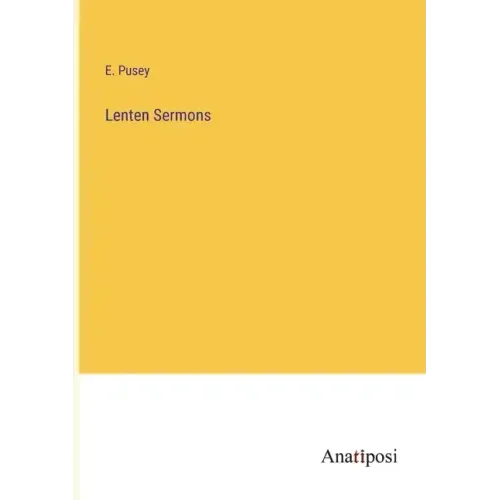 Lenten Sermons