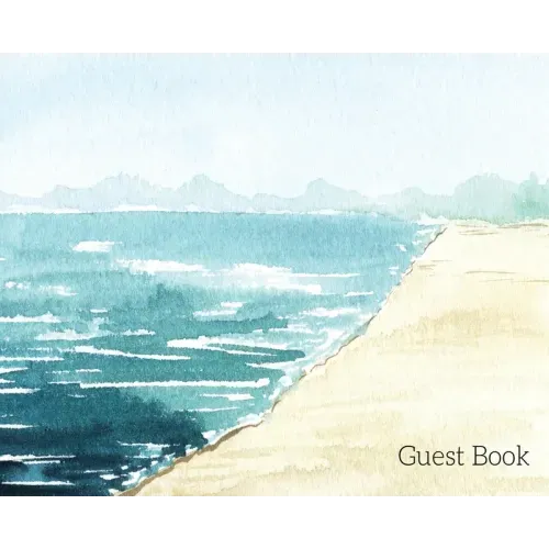 Beach Landscape Guest Book to sign