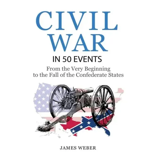 Civil War: American Civil War in 50 Events: From the Very Beginning to the Fall of the Confederate States (War Books, Civil War H