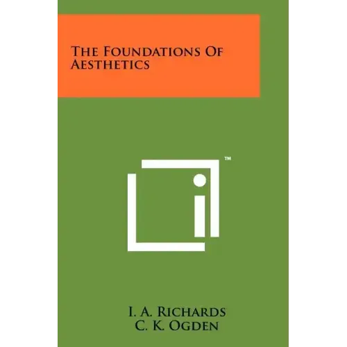 The Foundations Of Aesthetics