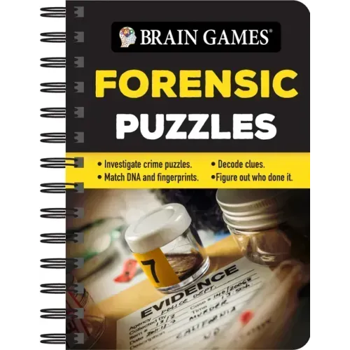 Brain Games - To Go - Forensic Puzzles: Investigate Crime Puzzles - Match DNA and Fingerprints - Decode Clues - Figure Out Who Done It