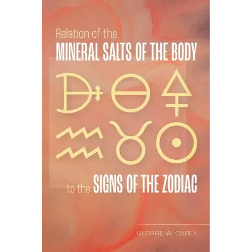 Relation of the Mineral Salts of the Body to the Signs of the Zodiac