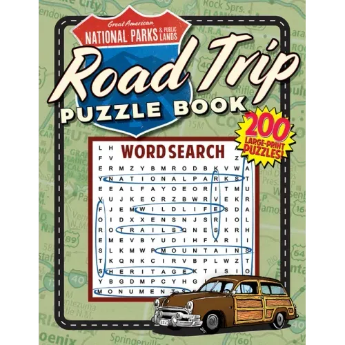 Great American National Parks and Other Public Lands Road Trip Puzzle Book