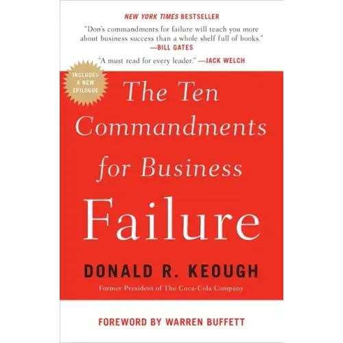 The Ten Commandments for Business Failure