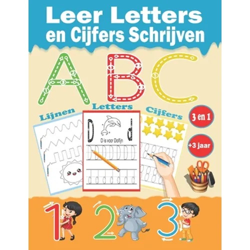 Leer Letters en Cijfers Schrijven: leren tekenen Lijnen - Letters - Cijfers. Hoofdletters en kleine letters. Leer cursief schrijven. +3 jaar. voor de