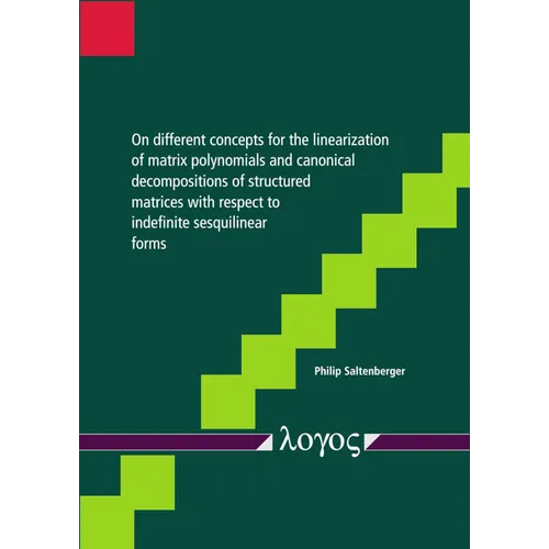 On Different Concepts for the Linearization of Matrix Polynomials and Canonical Decompositions of Structured Matrices with Respect to Indefinite Sesqu