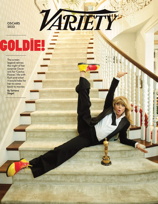 Variety - 23.03.08 Edition: Oscars 2023, Goldie Hawn Relives Surprise Oscar Win For Cactus Flower, Marriage With Kurt Russell & Why She's Not Done Making Movies, Oscar's Food, Fashion, Ballot & More!