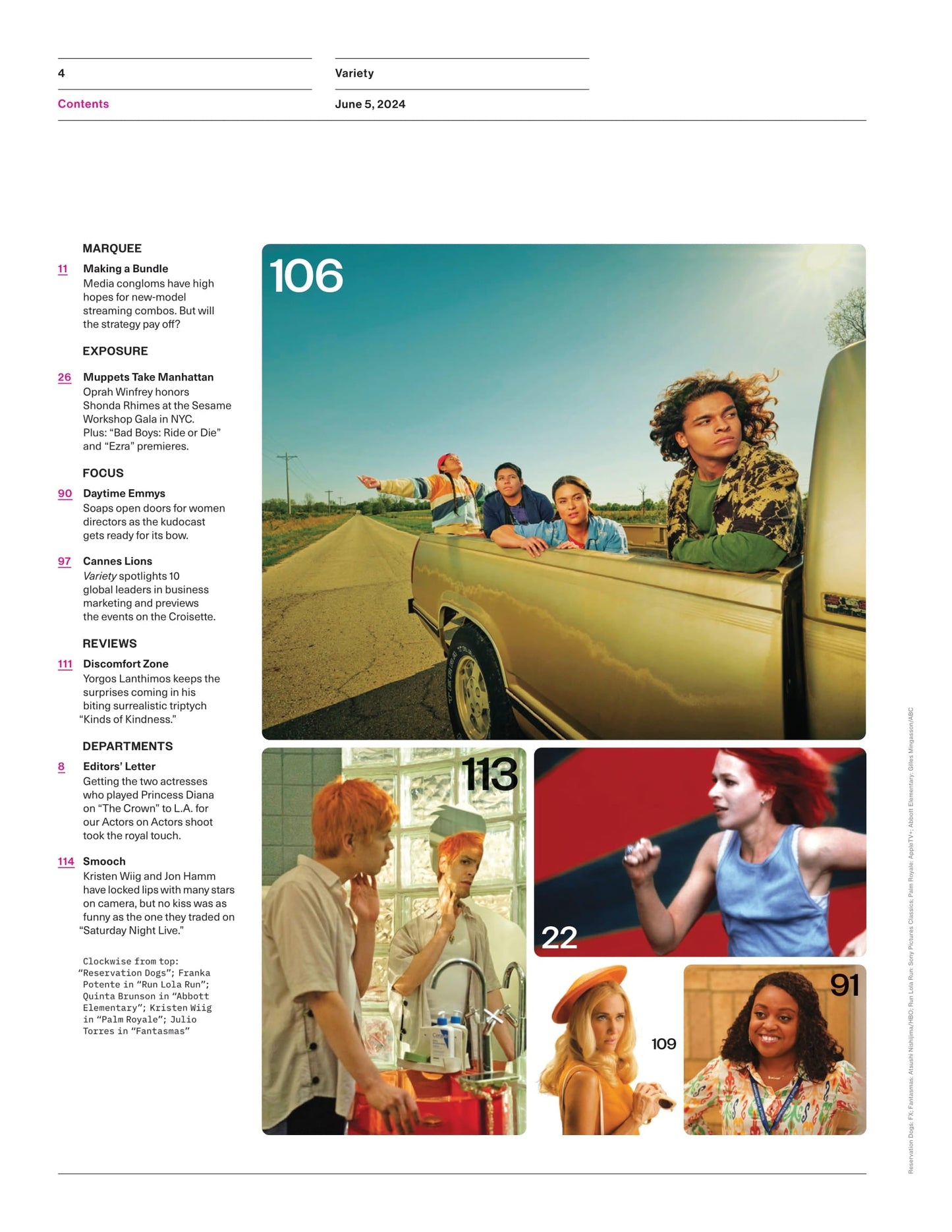 Variety - 24.06.05 Edition: Actors On Actors, 12 Emmy Contenders Compare Notes About Life, Robert Downey Jr., Jodie Foster, Quinta Brunson, Jennifer Aniston, Brie Larson, Jon Hamm, Anna Sawai & More!