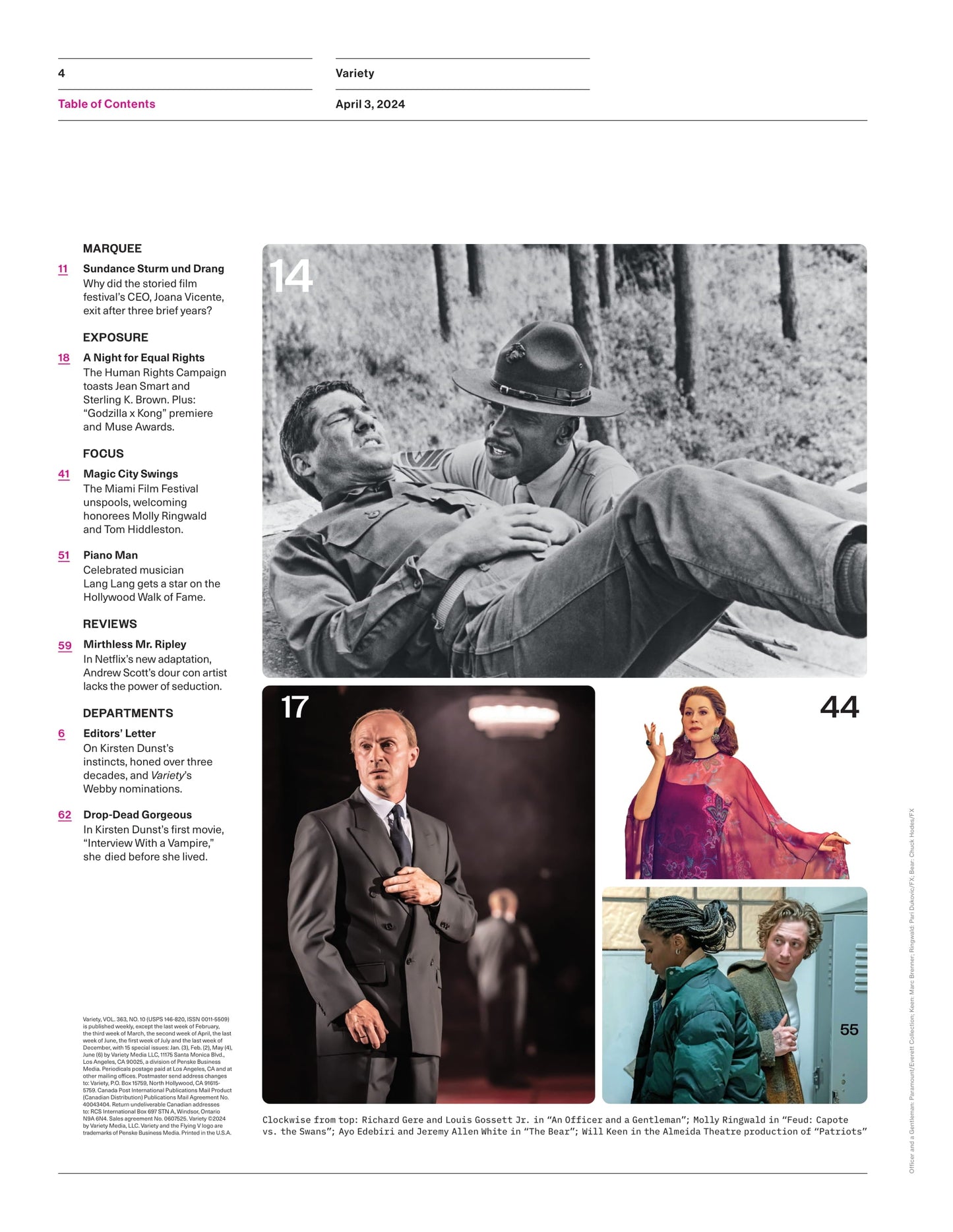 Variety - 24.04.03 Edition: The Enigma Of Kirsten Dunst, Her Return With Controversial Political Thriller Civil War, Michael Douglas Talks Character For Franklin, Resignation Of Sundance CEO & More!