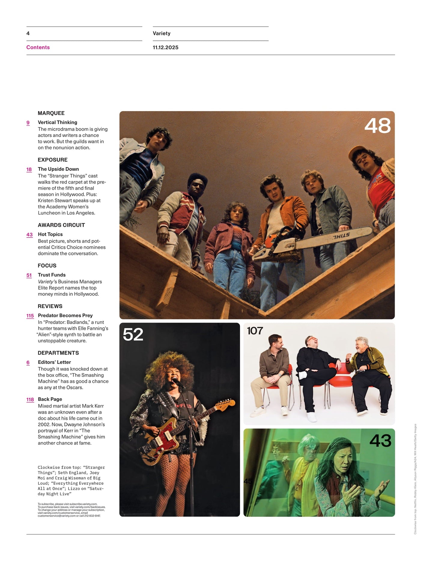 Variety - 25.11.12 Edition: The Underdog, Will The Smashing Machine' Achieve Oscar Redemption, Stranger Things Finale, Hollywood's Business Managers, Ken Burns' American Revolution Documentary & More!