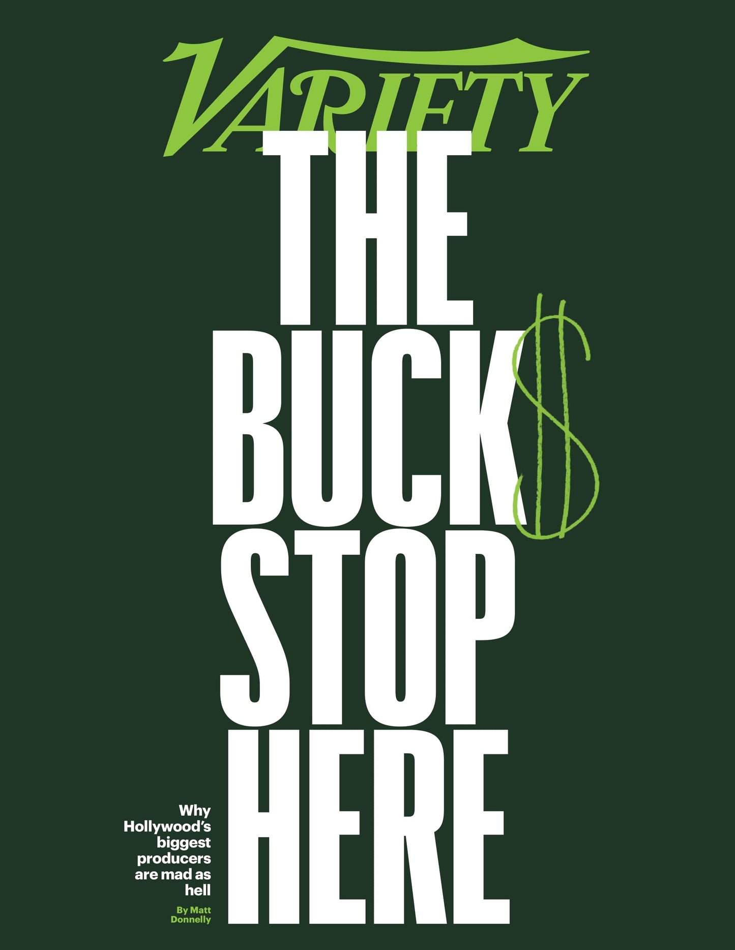 Variety - 25.11.19 Edition: Hollywood Producers Are Fed Up, Golden Globes & Oscar Predictions, Warner Bros.’ Billion Dollar Listing & Studio Bidding War, Tom Cruise’s Governors Awards Triumph & More!