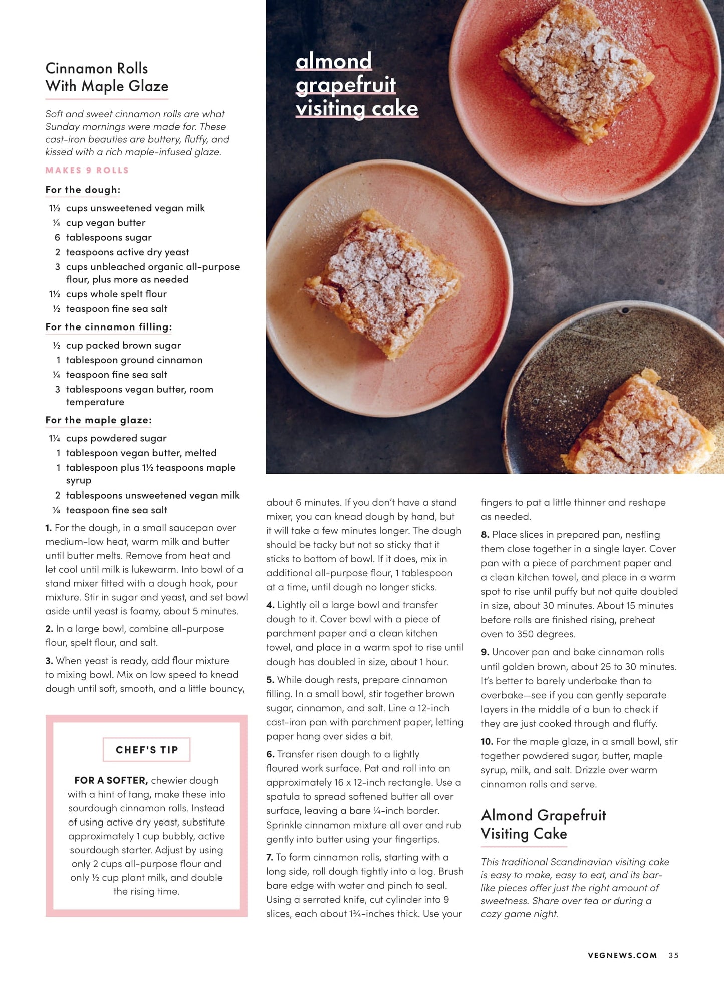 VegNews - 2025 Wellness Issue: Plant Based Recipes, Pamela Anderson, Sam Turnbull, Chloe Coscarelli, Daniella Monet Share Their Favorite Recipes & More!