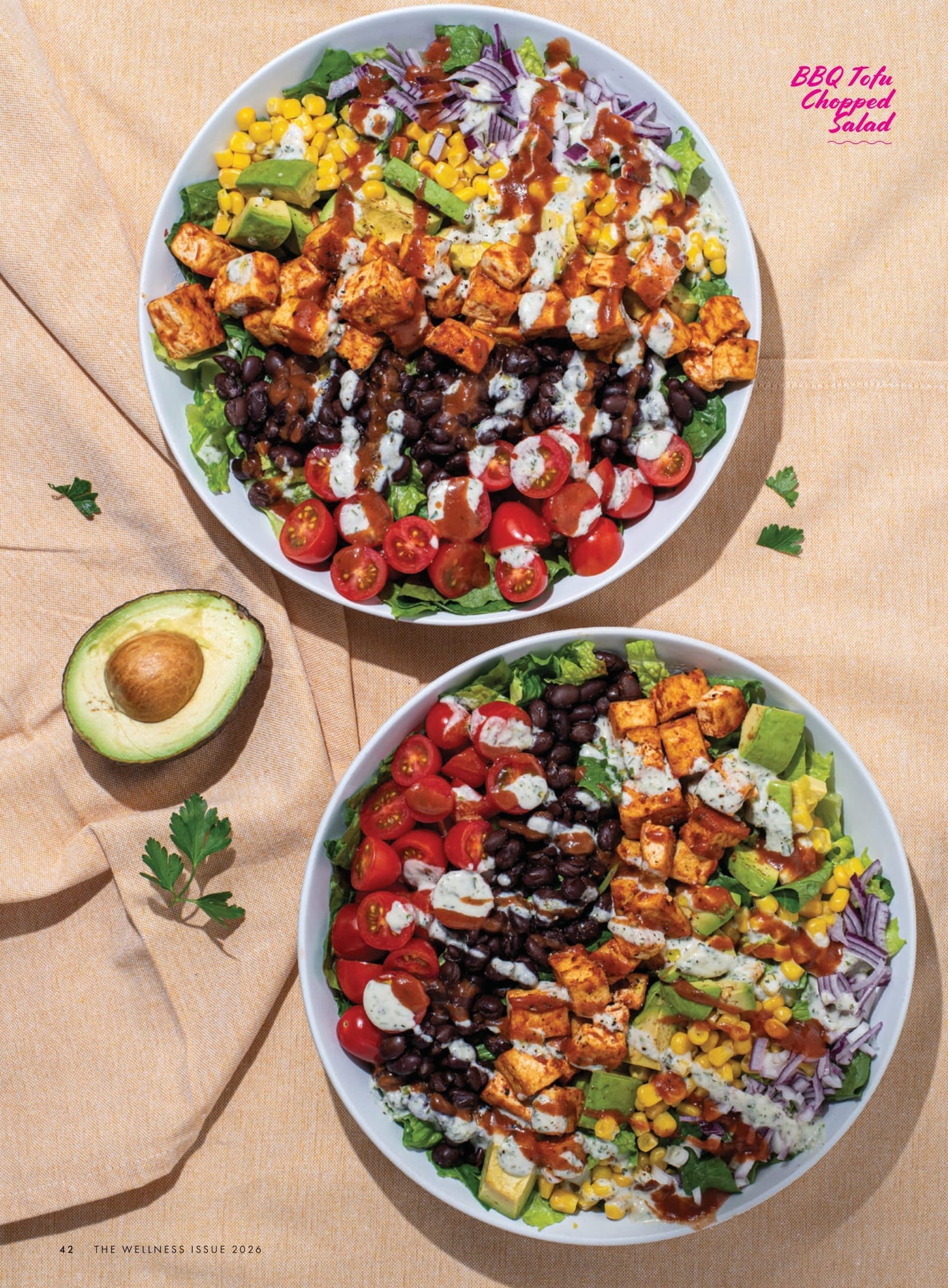 VegNews - 2026 Wellness Issue: Ways To Eat More Plants, Fresh & Healthy Recipes, Longevity Hacks, Best High-Protein Plant Foods, Elaine Hendrix Interview, Snack Awards, Blue Zones Lessons & More!
