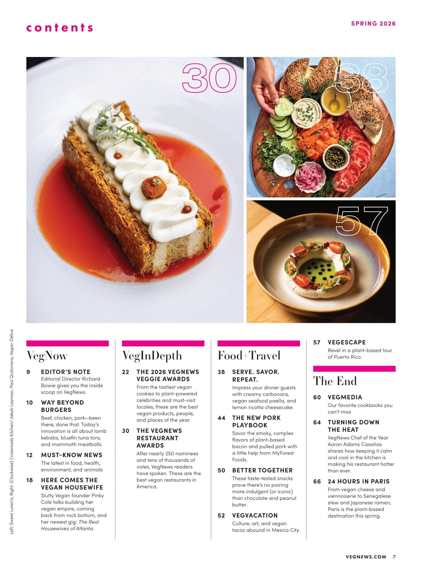 VegNews - Spring 2026: The Best Of Vegan Issue, 195 Food & Travel Award Winners, The Top Plant-Based Restaurants In America, Meatless In Mexico City, 24 Hours In Paris, Escape To Puerto Rico & More!