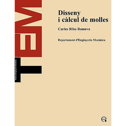 Disseny I Clcul de Molles