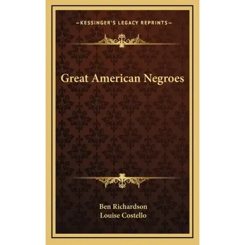 Great American Negroes