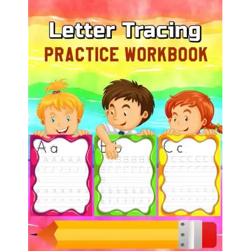 Letter Tracing Practice Workbook: Alphabet Animals, Trace Letters Of The Alphabet And Words Plus Trace Shapes And Patterns Workbook (Jumbo Size)