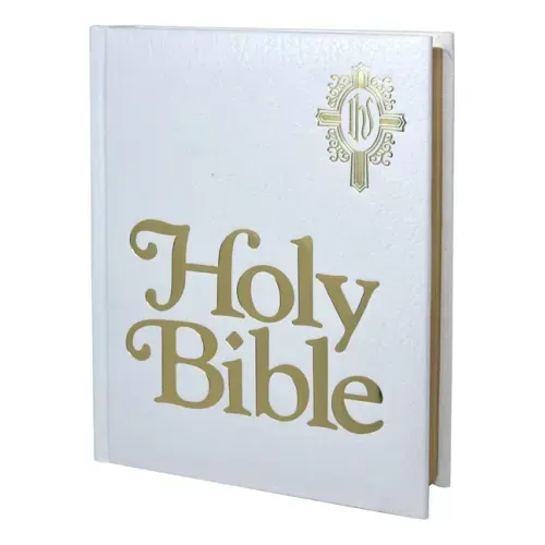 New Catholic Bible Family Edition (White)
