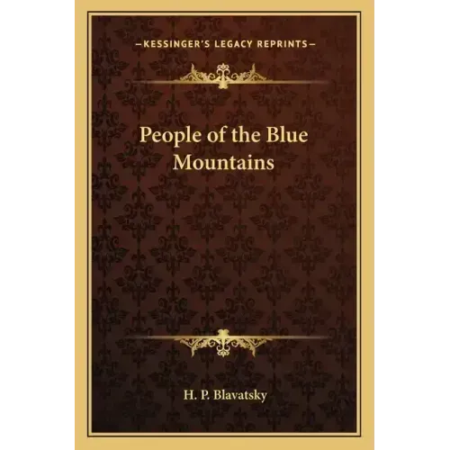 People of the Blue Mountains