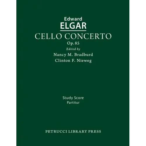 Cello Concerto, Op.85: Study score