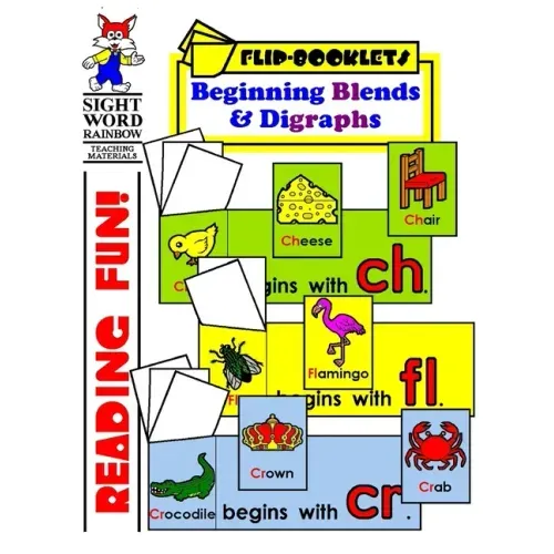 Beginning Blends and Digraphs: Flip Booklets