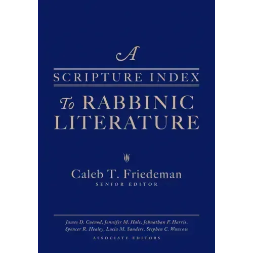 A Scripture Index to Rabbinic Literature