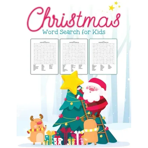 Christmas Word Search For Kids: Puzzle Book Holiday Fun For Adults and Kids Activities Crafts Games