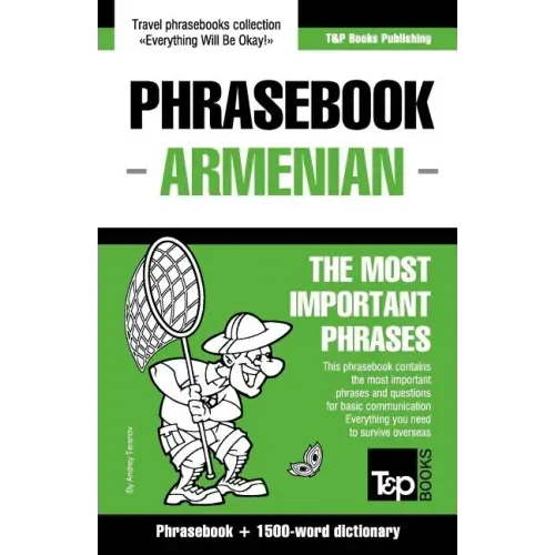 English-Armenian phrasebook and 1500-word dictionary