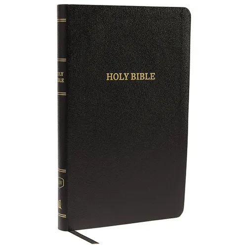KJV, Thinline Reference Bible, Bonded Leather, Black, Red Letter Edition