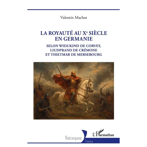 La royauté au Xe siècle en Germanie: Selon Widukind de Corvey, Liudprand de Crémone et Thietmar de Mersebourg